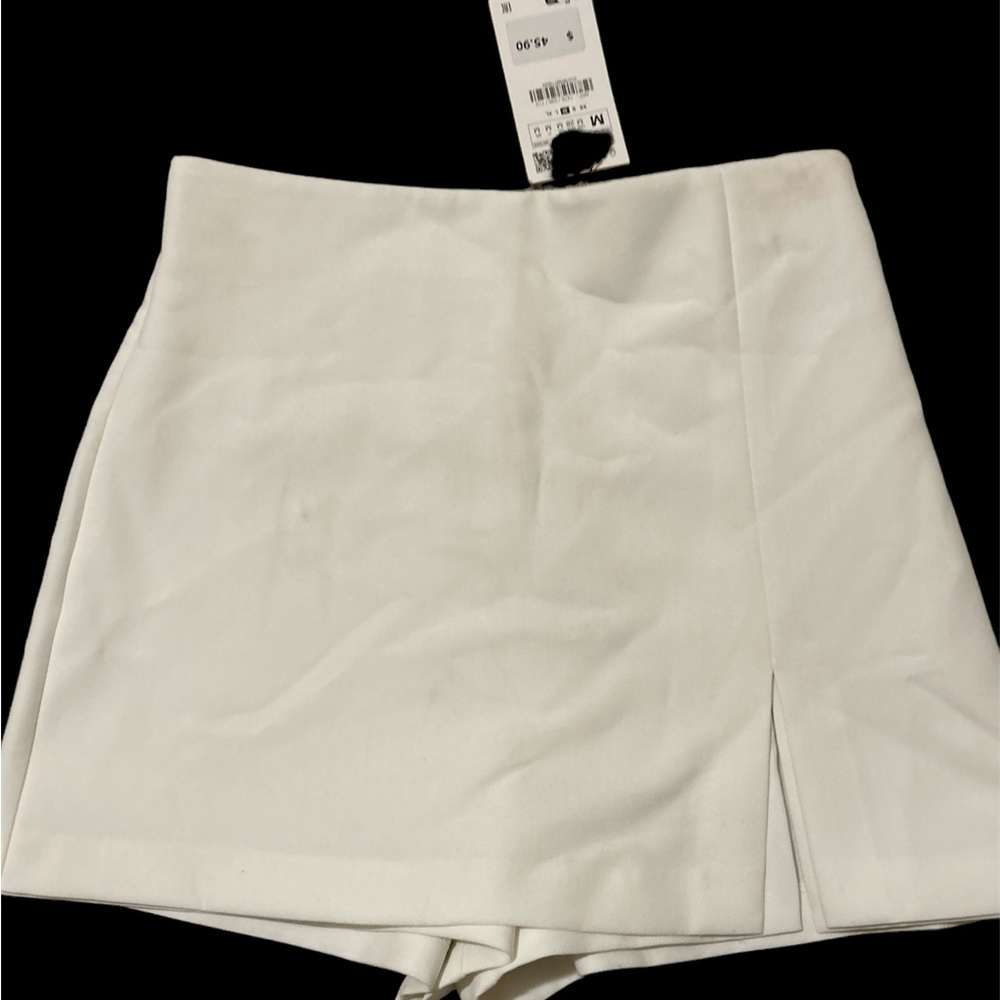 Zara white skort with tags
